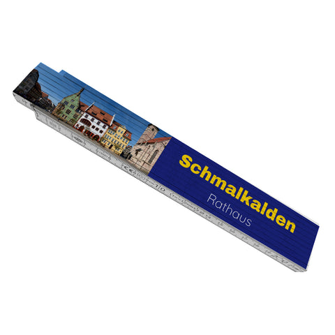 streetline Schmalkalden Rathaus Meterstab aus Holz