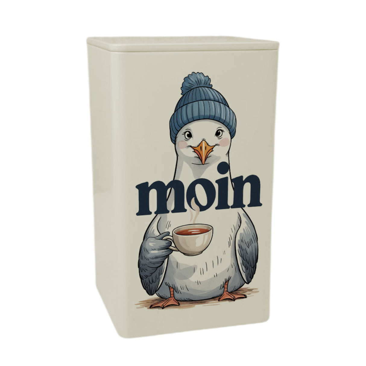 Möwe trinkt Friesentee TeeDose 900ml - MOIN