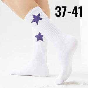 epicsocks Star Parade Lila Stern Socken in 37-41 im Paar