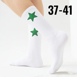 epicsocks Star Parade Grüner Stern Socken in 37-41 im Paar
