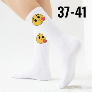 epicsocks EmotiFeet Kuss Emoticon Socken in 37-41 im Paar