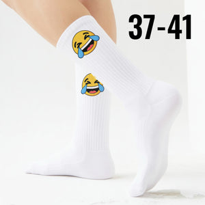 epicsocks EmotiFeet Tränenlachendes Emoticon Socken in 37-41 im Paar