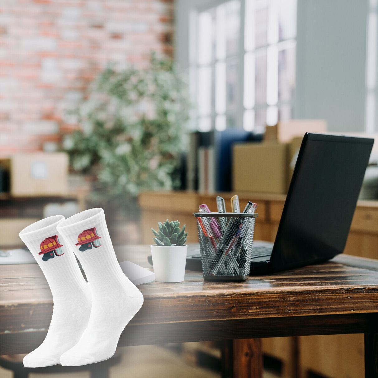 epicsocks FireFeet Helm Socken in 37-41 im Paar