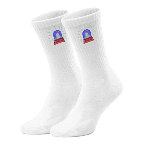 epicsocks FireFeet Blaulicht Socken in 37-41 im Paar