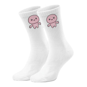 epicsocks Kawaii Friends Hug Me rosa Socken in 37-41 im Paar