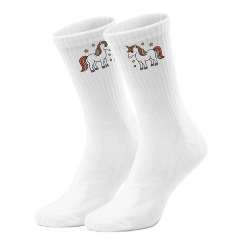 epicsocks Unicorn Dreams Weißes Einhorn Socken in 37-41 im Paar