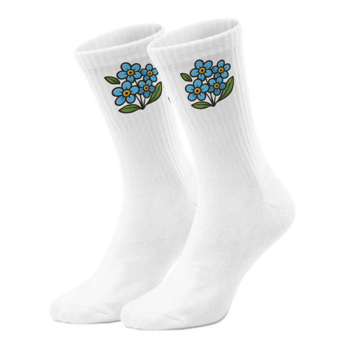 epicsocks Floral Fantasy Vergissmeinnicht Socken in 37-41 im Paar