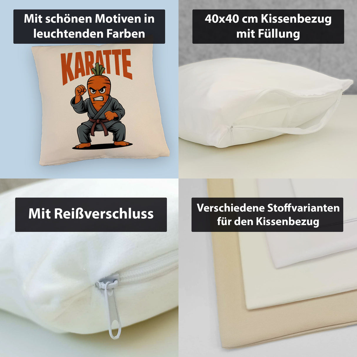 Karate Karotte - Karatte Kissen