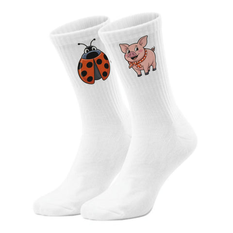 epicsocks LuckySteps Glücksbringer Tiere Socken in 37-41 im Paar