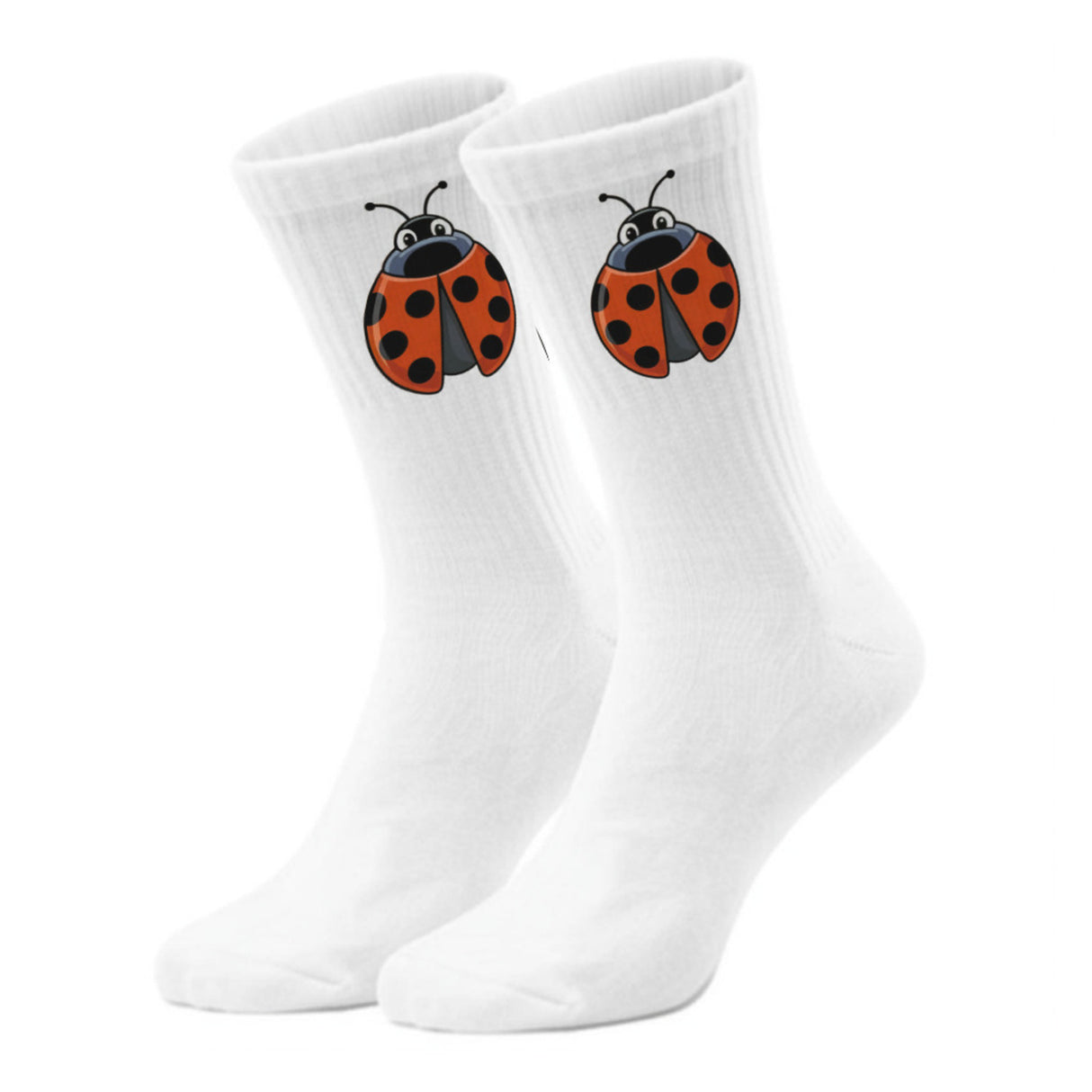 epicsocks LuckySteps Glücksbringer Marienkäfer Socken in 37-41 im Paar