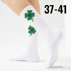 epicsocks LuckySteps Glücksbringer Kleeblatt Socken in 37-41 im Paar