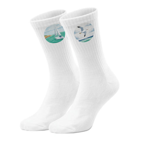 epicsocks Nautik Freude Über dem Horizont Socken in 37-41 im Paar