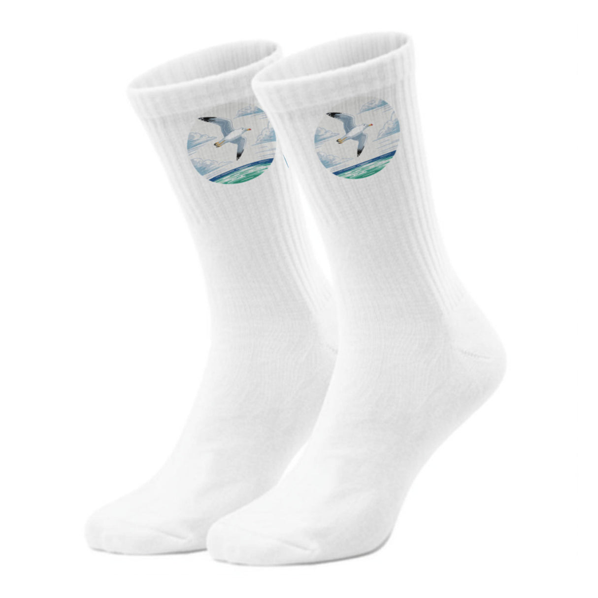 epicsocks Nautik Freude Möwe Socken in 37-41 im Paar
