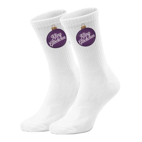 epicsocks Weihnachtsklänge Kling Glöckchen Socken in 37-41 im Paar