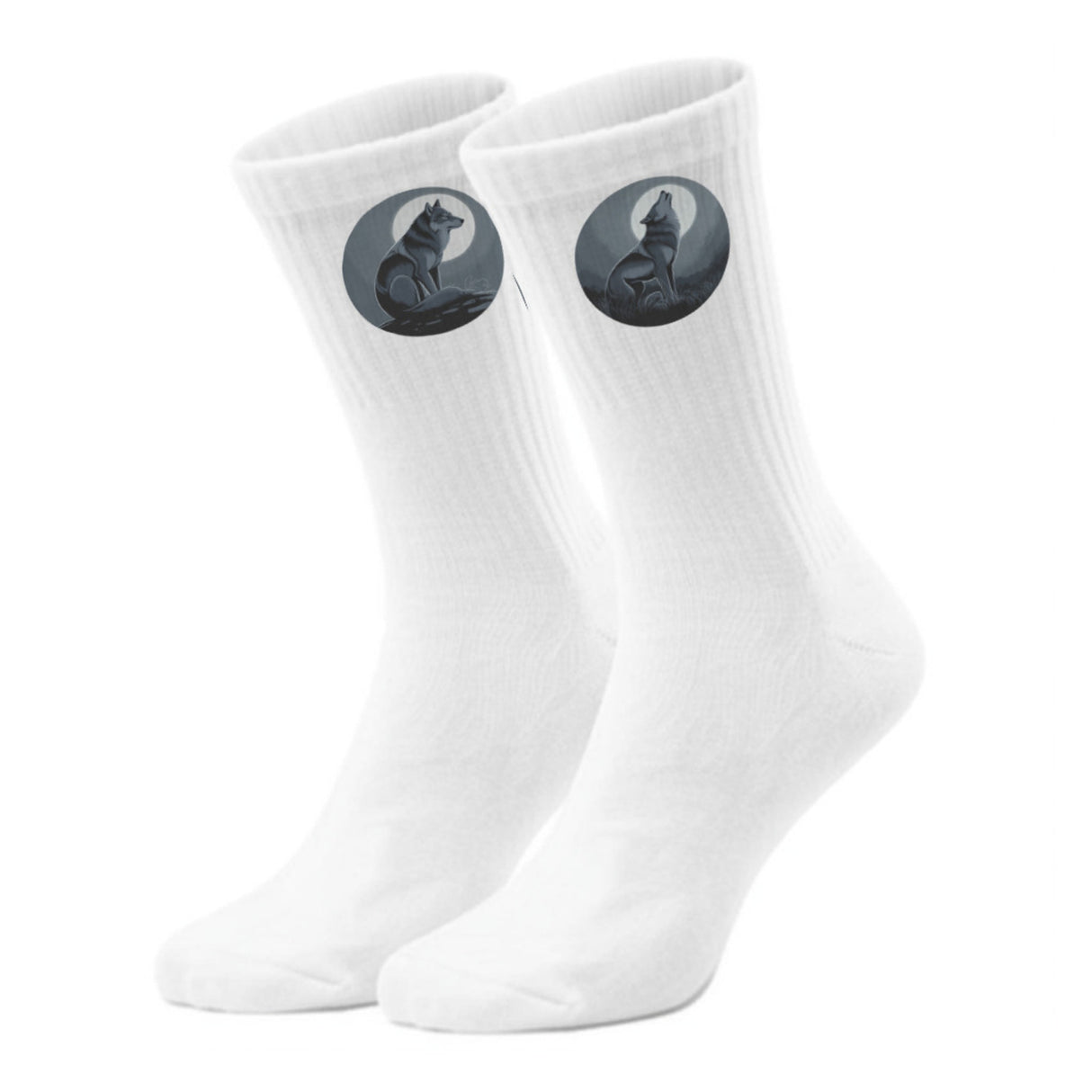epicsocks Wolfsnacht Mondschein Socken in 37-41 im Paar