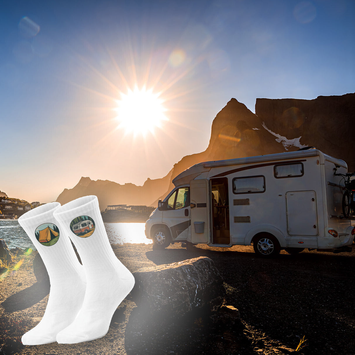 epicsocks Nature Explorer Schlafplatz Socken in 37-41 im Paar