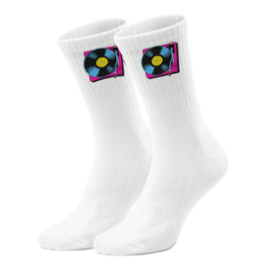 epicsocks 80sFlash Schallplattenspieler Socken in 37-41 im Paar