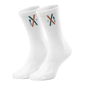 epicsocks Alpine Dreams Ski und Stöcke Socken in 37-41 im Paar