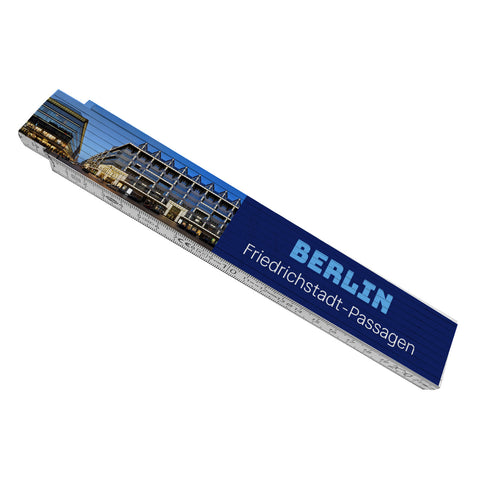 streetline Berlin Friedrichstadt-Passagen Meterstab aus Holz