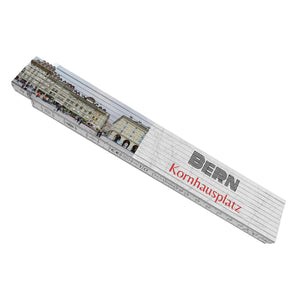 streetline Bern Kornhausplatz Meterstab aus Holz