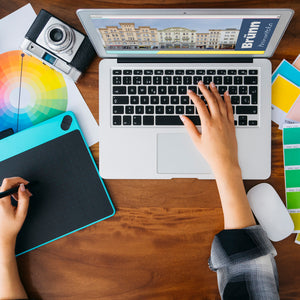 streetline Brünn Minoritska Panorama Souvenir Magnet