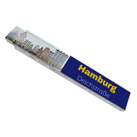 streetline Hamburg Deichstraße Meterstab aus Holz