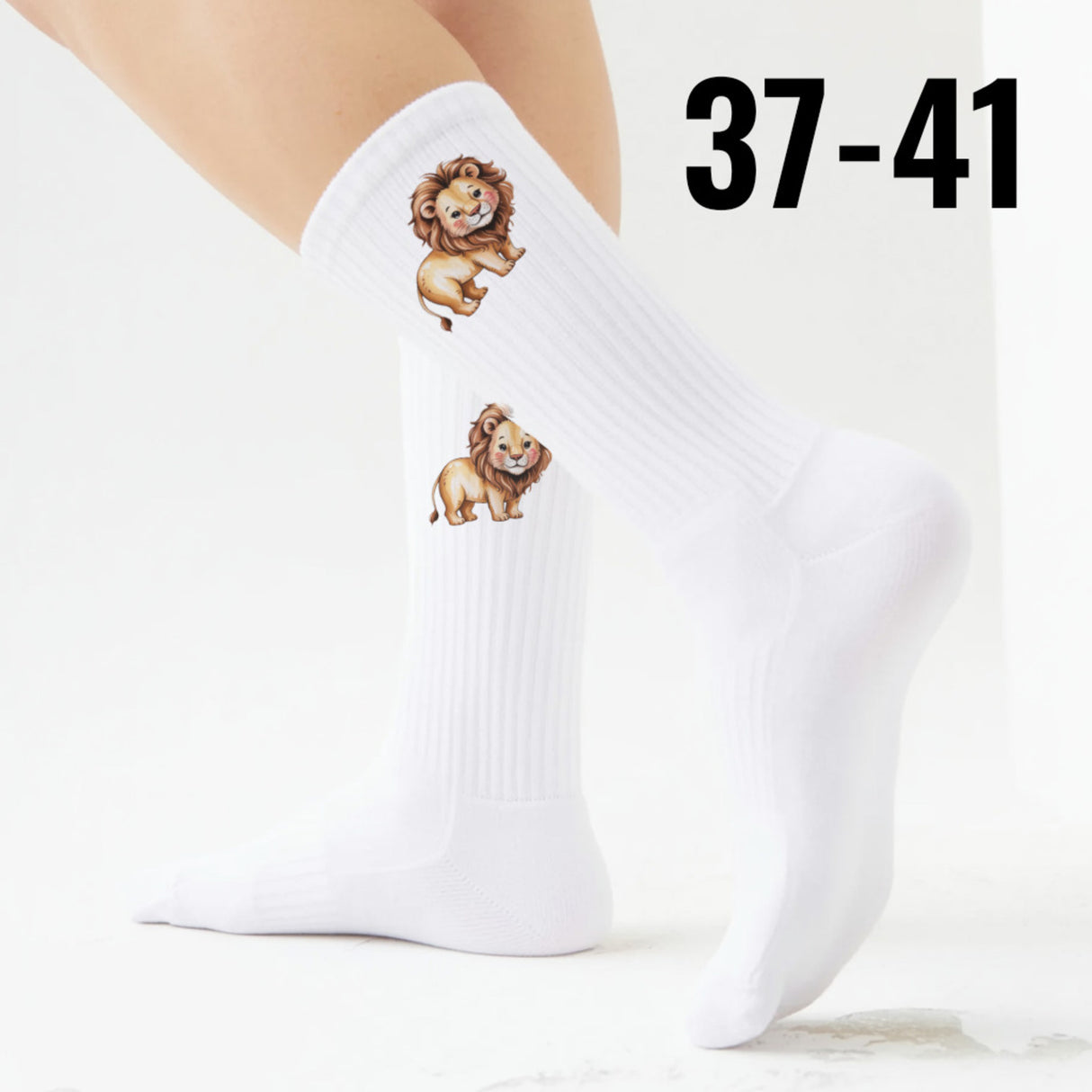 epicsocks Wilde Freunde Löwe Socken in 37-41 im Paar