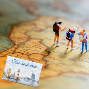 Bremerhaven Segelschiff Leuchtturm Souvenir Souvenir Magnet