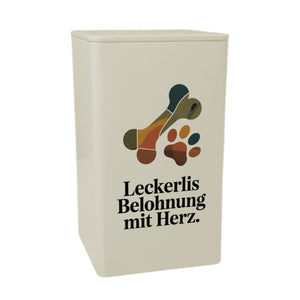 Pfote Dose 900ml für Leckerlis und Hundeknochen
