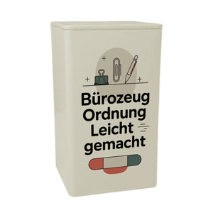 Büroklammer Stift Design Bürozeug Ordnung leicht gemacht Dose 900ml