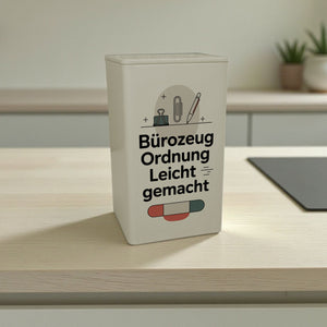 Büroklammer Stift Design Bürozeug Ordnung leicht gemacht Dose 900ml