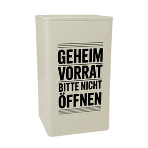 Geheimvorrat bitte nicht öffnen Dose 900ml