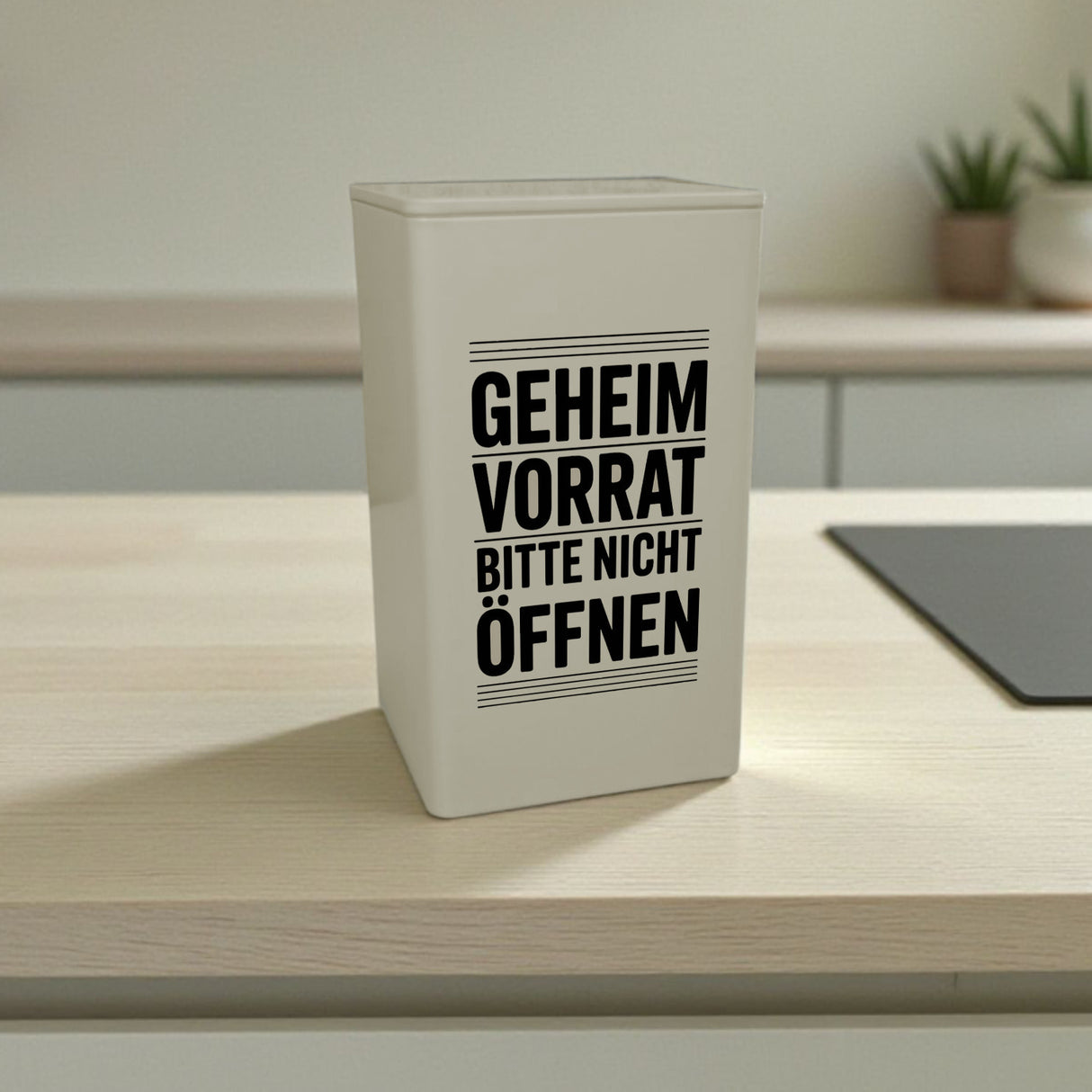 Geheimvorrat bitte nicht öffnen Dose 900ml
