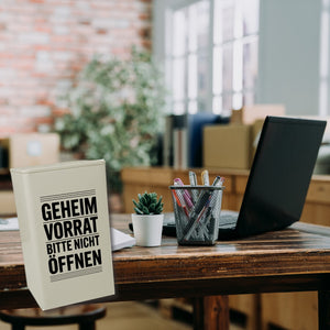 Geheimvorrat bitte nicht öffnen Dose 900ml