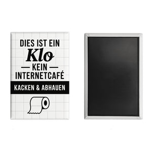 Klo, kein Internetcafe Souvenir Souvenir Magnet