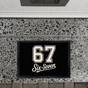 67 six-seven Meme Fußmatte in 35x50 cm für Social Media und Internetfans