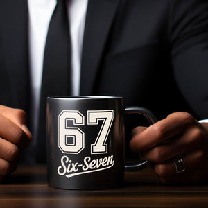 67 six-seven Meme Tasse für Social Media und Internetfans