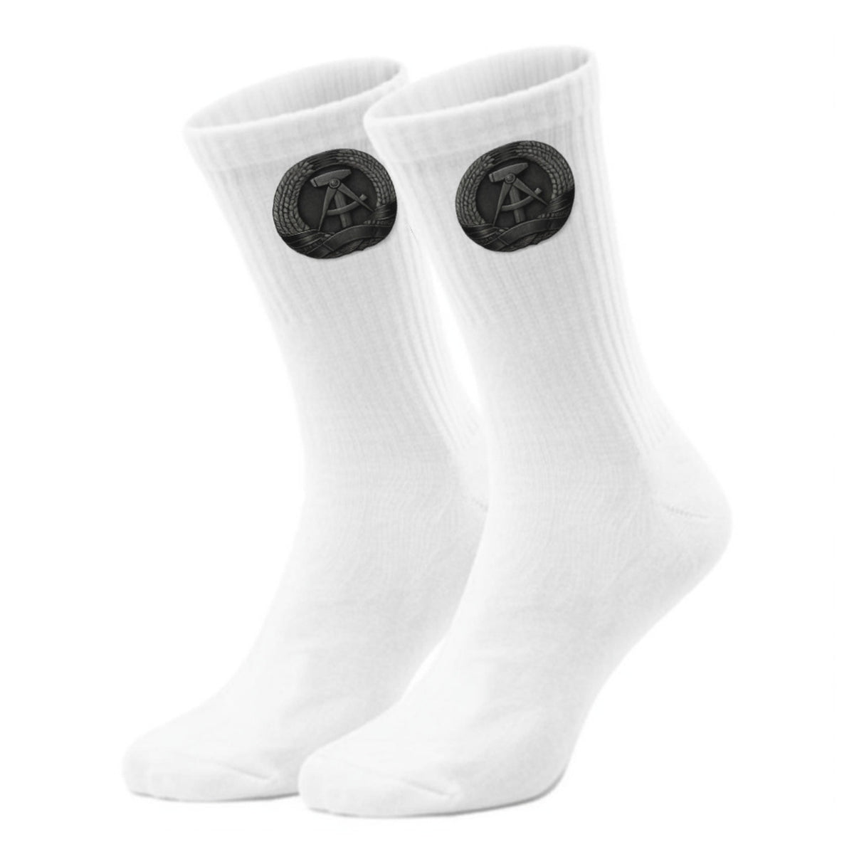 epicsocks DDR-Logo schwarz Socken in 37-41 im Paar
