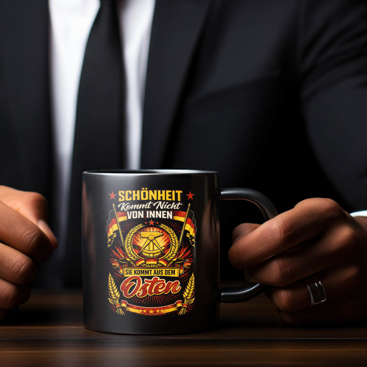 DDR - Schönheit kommt aus dem Osten Tasse
