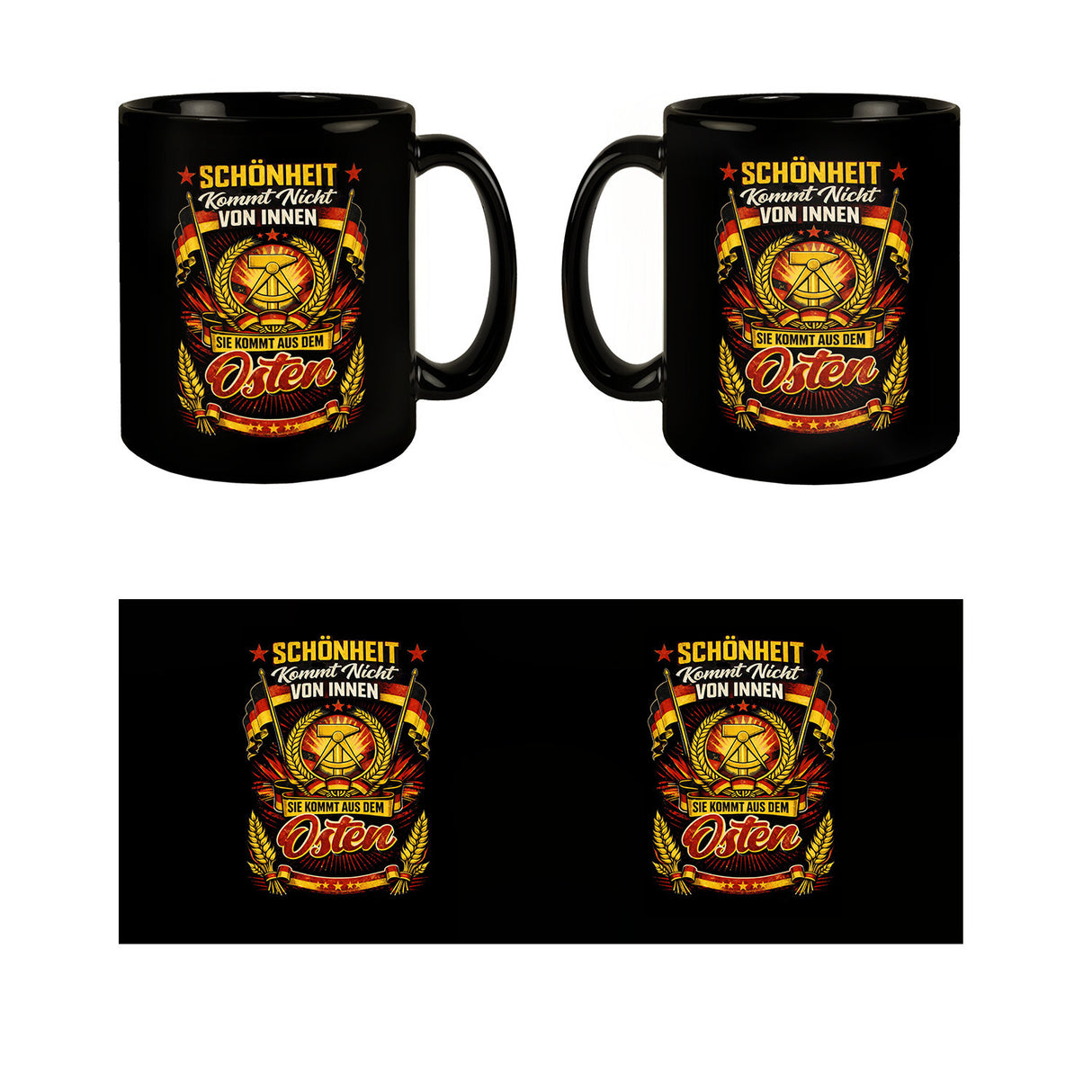 DDR - Schönheit kommt aus dem Osten Tasse