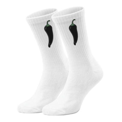 epicsocks Chili Lover Schwarze Chili Socken in 37-41 im Paar