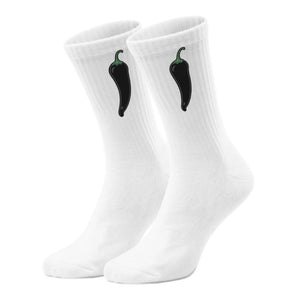 epicsocks Chili Lover Schwarze Chili Socken in 37-41 im Paar