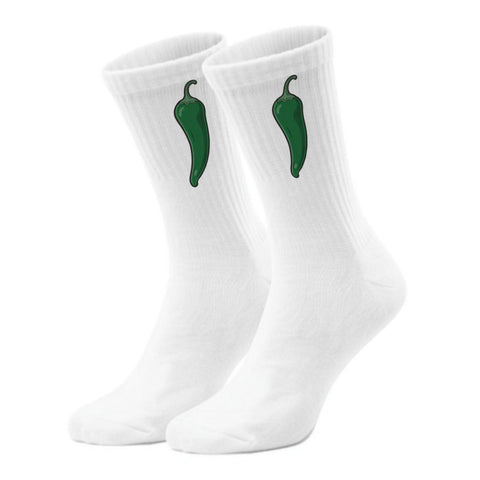epicsocks Chili Lover Dunkelgrüne Chili Socken in 37-41 im Paar