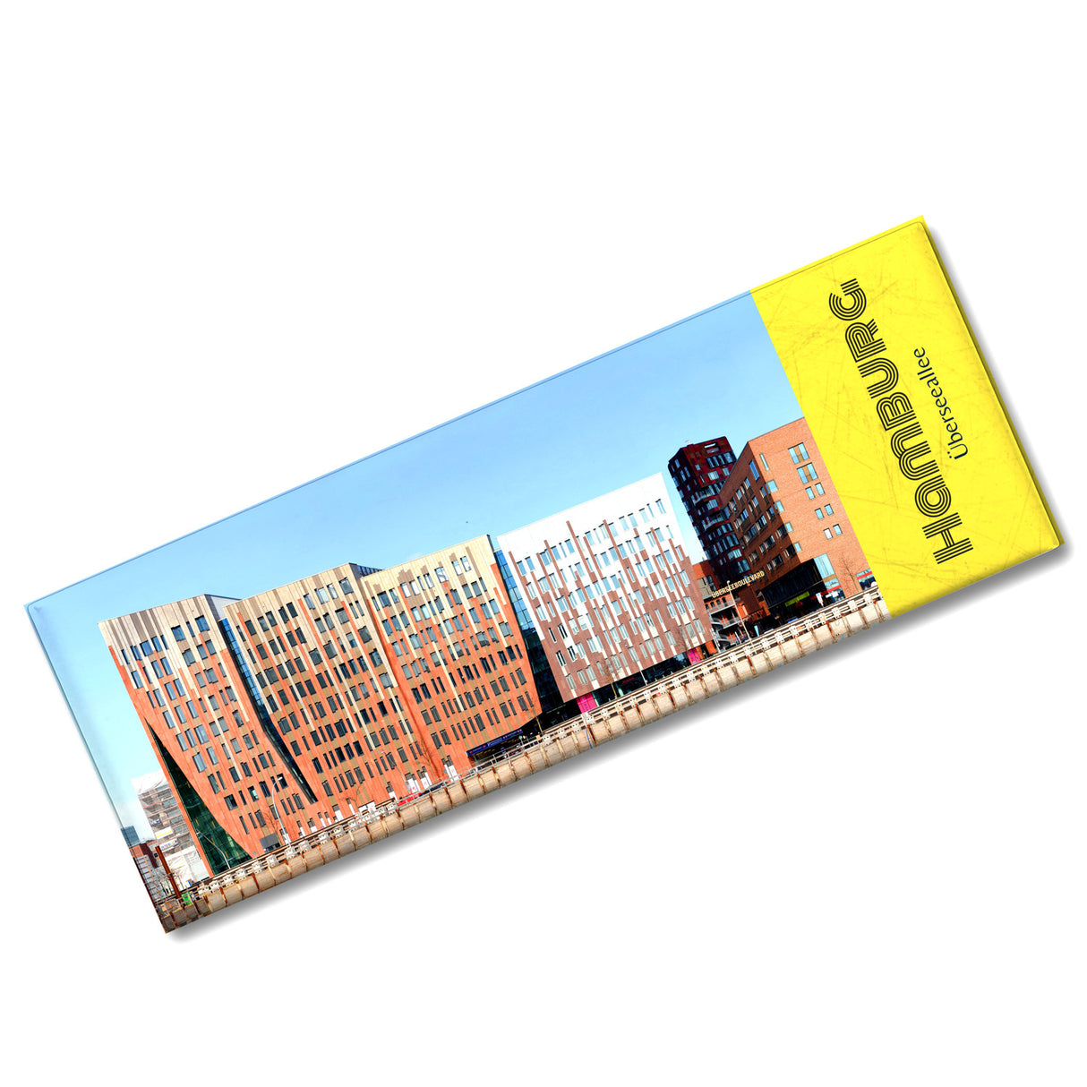 streetline Hamburg Überseeallee Panorama Souvenir Magnet