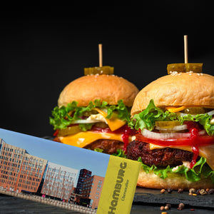 streetline Hamburg Überseeallee Panorama Souvenir Magnet