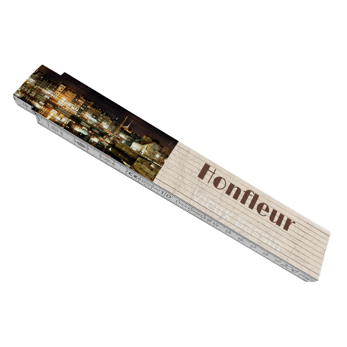streetline Honfleur Vieux Bassin Meterstab aus Holz