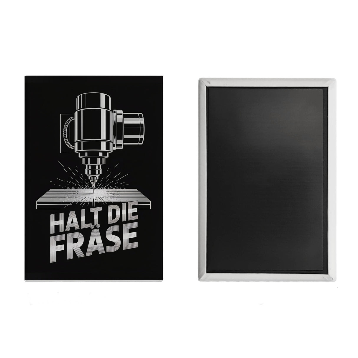 Halt die Fräse Souvenir Souvenir Magnet für CNC-Fräser