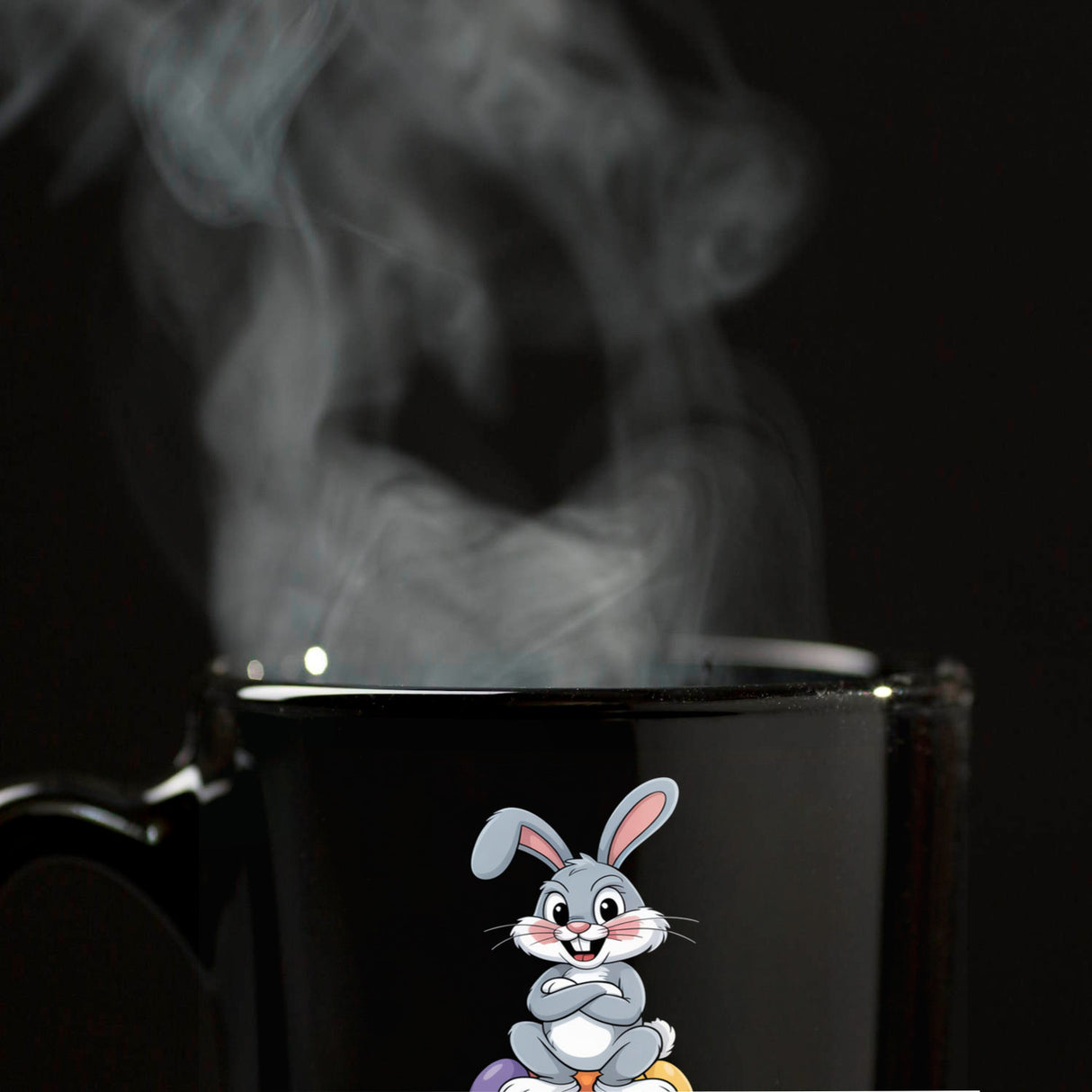 Osterhasen Cartoon Tasse Geh mir nicht auf die Eier