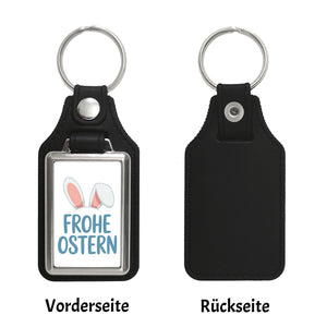 Frohe Ostern Schlüsselanhänger mit niedlichen Hasenohren