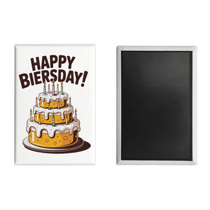 Bierkuchen Happy Biersday Souvenir Souvenir Magnet für Biertrinker zum Geburtstag